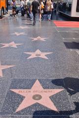 Ellen DeGeneres star on the Hollywood Walk of Fame