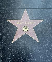 Missy Elliot's star on the Hollywood Walk of Fame