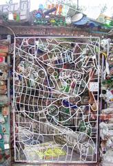 Gate of Isaiah Zagar's Magic Gardens at 1020 South Street, Philadelphia