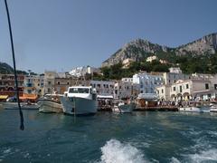 Panoramic view of Capri in Naples, Campania, Italy