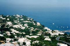 Panoramic view of Capri in August 1992