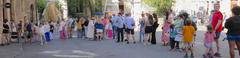 Queue in front of Gelato Mania at Fête de la Musique 2023 in Geneva