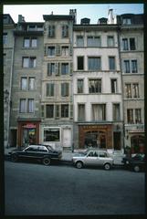 Historic buildings in Place du Bourg-de-Four in Geneva