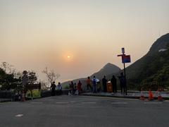 sunset in Pok Fu Lam Country Park