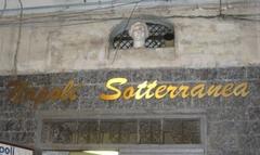 Entrance to Napoli Sotterranea from Via S.Anna, Italy