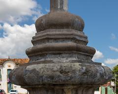 Historical cross in São Francisco Square São Cristóvão