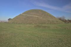 Krakus Mound in Kraków on a sunny day