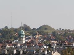 View of Krakus Mound from Wawel