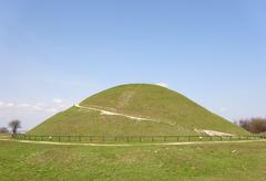 Krakus Mound in Krakow view from the south after renovation 2016