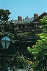 Vieux Carre Historic District 1979 view of Pontalba building