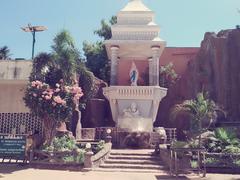 Madha Statue at Basilica of Our Lady of Lourdes in Poondi