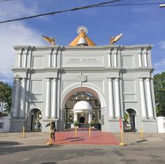 Frontage of Porta Mariae in Naga, Camarines Sur