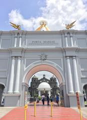 Porta Mariae with dome and Naga Cathedral