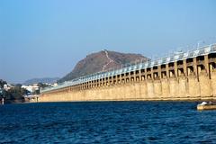 The Prakasham Barrage in Vijayawada