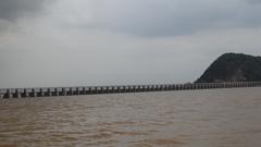 Peaceful riverside view at Bhavani Island