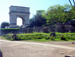 Arco di Tito in the Roman Forum