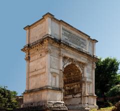 Arch of Titus in Forum Romanum, Rome, Italy