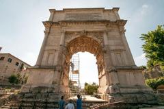 CIS work on the Arch of Titus