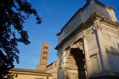 Arch of Titus in the Roman Forum, Rome, Italy