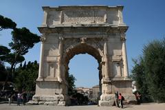 The Arch of Titus in the Roman Forum