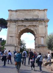 Arch of Titus in Rome, Italy