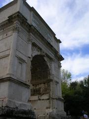 Arch of Titus from the Forum Romanum in Rome