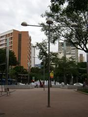 Renovated light post in Savassi Square, Belo Horizonte, Brazil