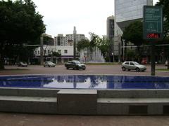 Praça da Savassi after renovation in Belo Horizonte, Brazil