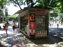 newsstand in Savassi Square