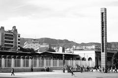 Serra do Curral view from Praça da Estação