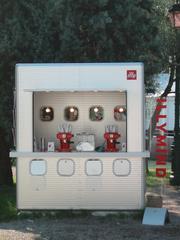 Free Espresso Service Station at the Giardini during the 2005 Biennale di Venezia