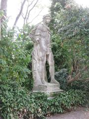 statue of a deity at Giardini della Biennale