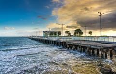 Princes Pier in Port Melbourne at sunset