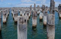 Princes Pier in Melbourne at sunset