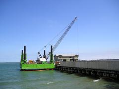 Princes Pier undergoing renovation in Port Melbourne