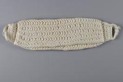 Hand-knitted cotton menstrual pad