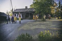 Traditional costumes at Skansen, Stockholm