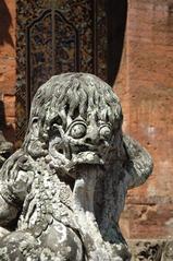 Statue of Rangda, personification of evil in Balinese Hinduism, Bali, Indonesia