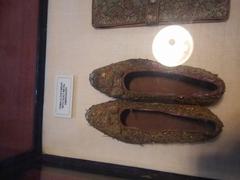 female footwear with gilt metal embroidery