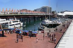 Pyrmont Bridge at Darling Harbour