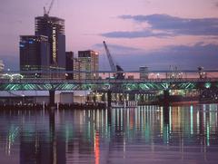 Darling Harbour Sydney at dusk