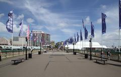 Pyrmont Bridge in Sydney on a sunny day