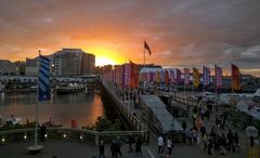 Pyrmont Bridge in Sydney on a sunny day