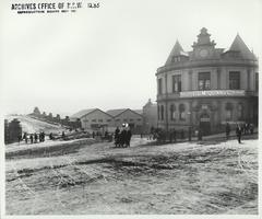 Approach to Pyrmont Bridge from Sydney, 1901