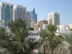 Abu Dhabi City view from Qasr Al Hosn Fort