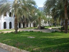 Sahn of Al Hosn Palace in Abu Dhabi