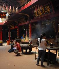 Quan Am Pagoda interior in Ho Chi Minh City