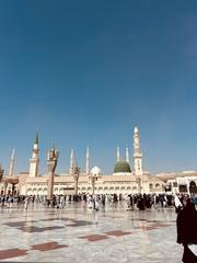 Exterior of Masjid al-Nabawi in 2024