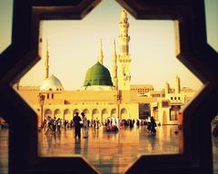 Al-Masjid al-Nabawi mosque panoramic view