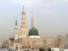 Al-Masjid al-Nabawi in Medina, Saudi Arabia